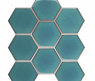 Starmosaic Homework Hexagon Big Green Glossy (Jjfq80071) 256X295X6 Мозаика (КЦС18050)