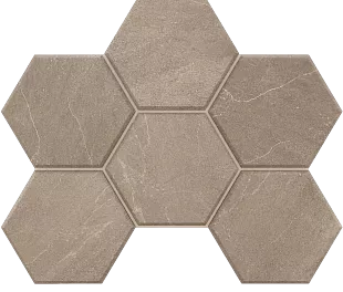 Estima Gabbro Мозаика GB02 Hexagon 25x28,5 Непол. (ECT1128)