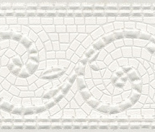 KERAMA MARAZZI 12103R Бордюр Борсари орнамент обрезной 8x25 (КДВ112500)