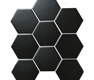 Starmosaic Homework Hexagon Big Black Matt (Sbh4810) 256Х295Х6 Кер. Мозаика (КЦС16100)