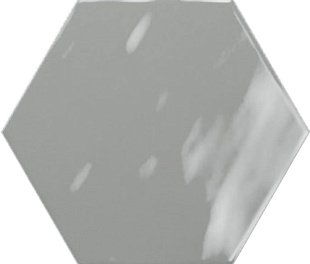 Ribesalbes Geometry Hex Grey Glossy 15X17,3 (КМОТ18790)