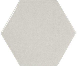 Equipe Scale Hexagon Light Grey 10.7X12.4 Глазурованный Глянцевый (КМАТ1166)