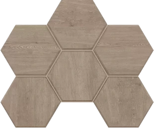 Estima Classic Wood Мозаика CW02 Hexagon 25x28,5 Непол. (ECT1086)