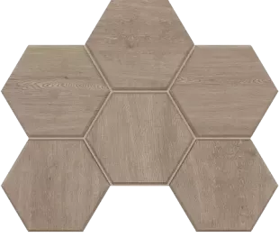 Estima Classic Wood Мозаика CW02 Hexagon 25x28,5 Непол. (ECT1086)