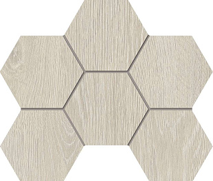 Estima Kraft Wood Мозаика KW00 Hexagon 25x28,5 Структур. (ECT15860)