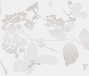 Kerama Marazzi Декор Вилланелла Цветы белый глянцевый 15x40x0,8 (БЛТК70400)