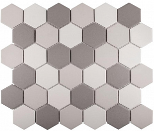 Starmosaic Homework Hexagon Small Grey Mix Antislip. (Jmt55221) 325X282X6 Мозаика (КЦС18100)