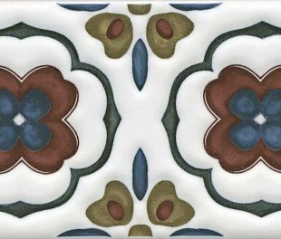 Kerama Marazzi Декор Клемансо орнамент матовый 7,4x15x0,69 (БЛТК79950)