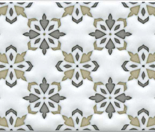 Kerama Marazzi Декор Клемансо орнамент матовый 7,4x15x0,69 (БЛТК80300)