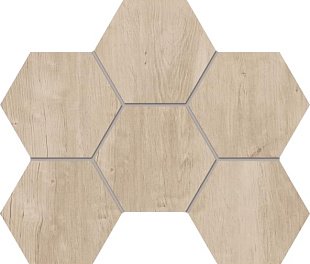 Estima Soft wood Мозаика SF02 Hexagon 25x28,5 Непол. (ECT8490)