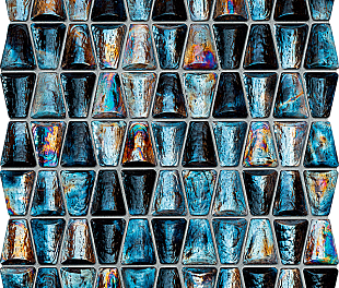 Tubadzin Mozaika scienna Drops glass grey 30,4x30,6 Gat.1 (ТДЗН8790)