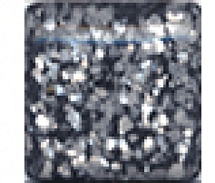 Kerama Marazzi Карандаш Бисер черный серебро глянцевый 20x1,4x1,2 (БЛТК115300)