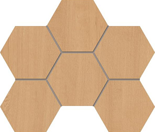 Estima Classic Wood Мозаика CW04 Hexagon 25x28,5 Непол. (ECT8390)