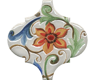 Kerama Marazzi Декор Арабески Тоскана 2 глянцевый 6,5x6,5x0,7 (БЛТК60200)