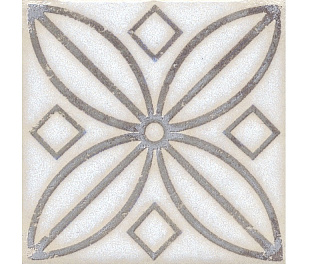 Kerama Marazzi Вставка Амальфи орнамент коричневый 9,8x9,8x0,7 (БЛТК42600)