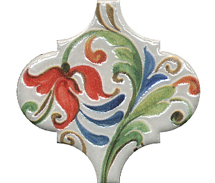 Kerama Marazzi Декор Арабески Тоскана 6 глянцевый 6,5x6,5x0,7 (БЛТК60400)
