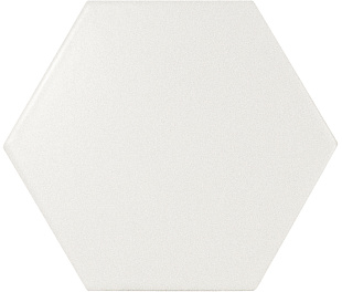 Equipe Scale Керамогранит Hexagon Porcelain White 10.1X11.6 Натуральный (КМАТ1164)