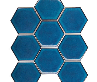 Starmosaic Homework Hexagon Big Deep Blue Glossy (Jjfq80048) 256Х295Х6 (Кцс35250)