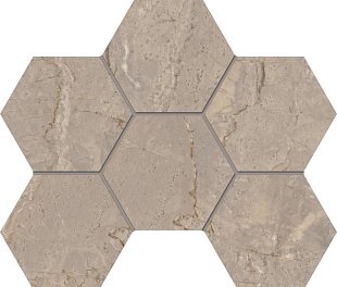 Estima Bernini Мозаика BR02 Hexagon 25x28,5 Непол. (ECT8220)