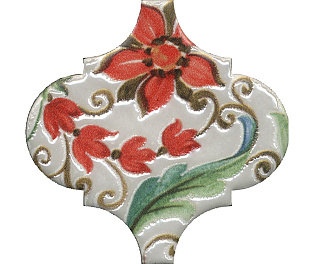 Kerama Marazzi Декор Арабески Тоскана 1 глянцевый 6,5x6,5x0,7 (БЛТК60100)