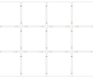 Kerama Marazzi Конфетти белый глянцевый из 12 частей 9,8x9,8x0,7 (БЛТК123300)