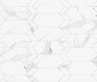 Creto Плитка Mosaic белый 25х40 (МСП16100)