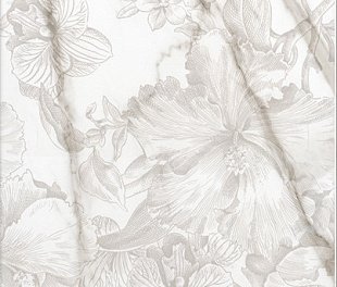 Kerama Marazzi Декор Прадо цветы глянцевый обрезной 40x120x1 (БЛТК89300)