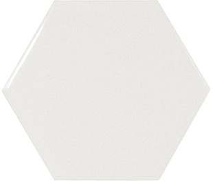 Equipe Scale Hexagon White 10.7X12.4 Глазурованный Глянцевый (КМАТ1168)