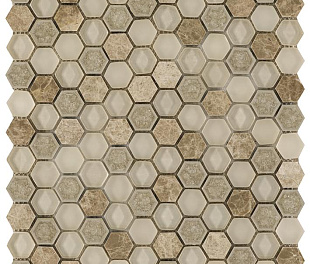 L Antic Colonial Mosaics Collection L244006231 Aura Hexagon Creams 29x30x0,8 (АРСН60650)