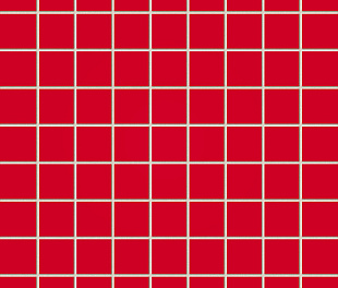 Tubadzin Mozaika scienna kwadratowa Pastel Czerwony Mat 30,1x30,1 (ТДЗН10730)