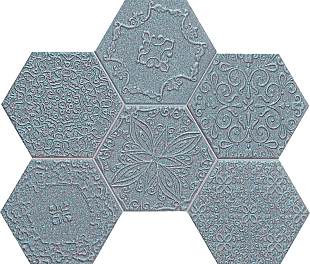 Tubadzin Mozaika scienna Lace graphite 28,9x22,1 Gat.1 (ТДЗН8810)