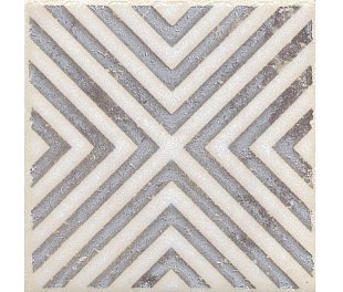 Kerama Marazzi Вставка Амальфи орнамент коричневый 9,8x9,8x0,7 (БЛТК42700)
