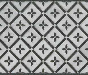 Kerama Marazzi Декор Келуш 5 черно-белый 14x34x0,69 (БЛТК79600)