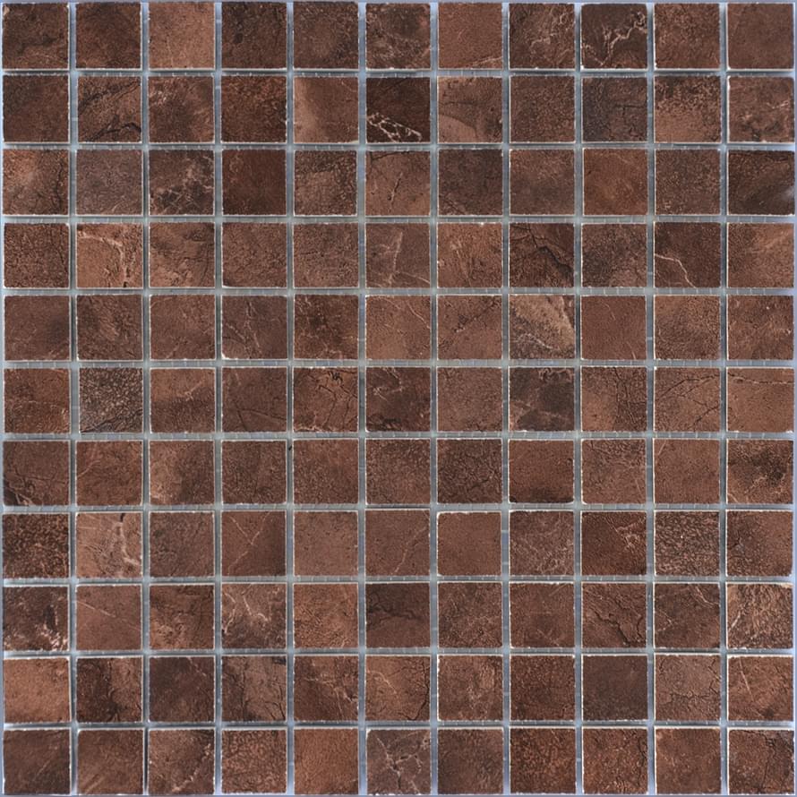 LeeDo Ceramica Venezia brown POL мозаика 23x23 (КАР25550)