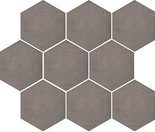 Kerama Marazzi Тюрен коричневый матовый из 9 частей 12x10,4x0,7 (БЛТК188950)