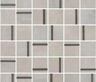 Kerama Marazzi Декор Гварди 1 мозаичный серый светлый матовый обрезной 30x30x0,9 (БЛТК204350)