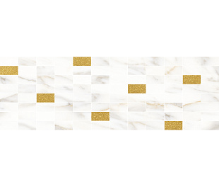 Laparet Aragon Декор Мозаичный Белый Золото MM60157 20x60 (БС127300)