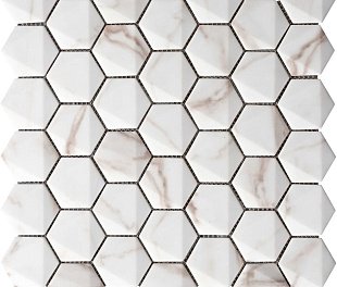 Grespania Marmorea Hexagonal Calacata 34,6х30х8,7 (БМНД17950)