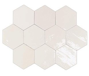 Wow Zellige Hexa White (122078) 10,8x12,4 (ТСК90050)