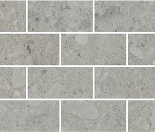 Kerama Marazzi Декор Чеппо ди Гре мозаичный серый матовый обрезной 34,6x20x0,9 (БЛТК208100)
